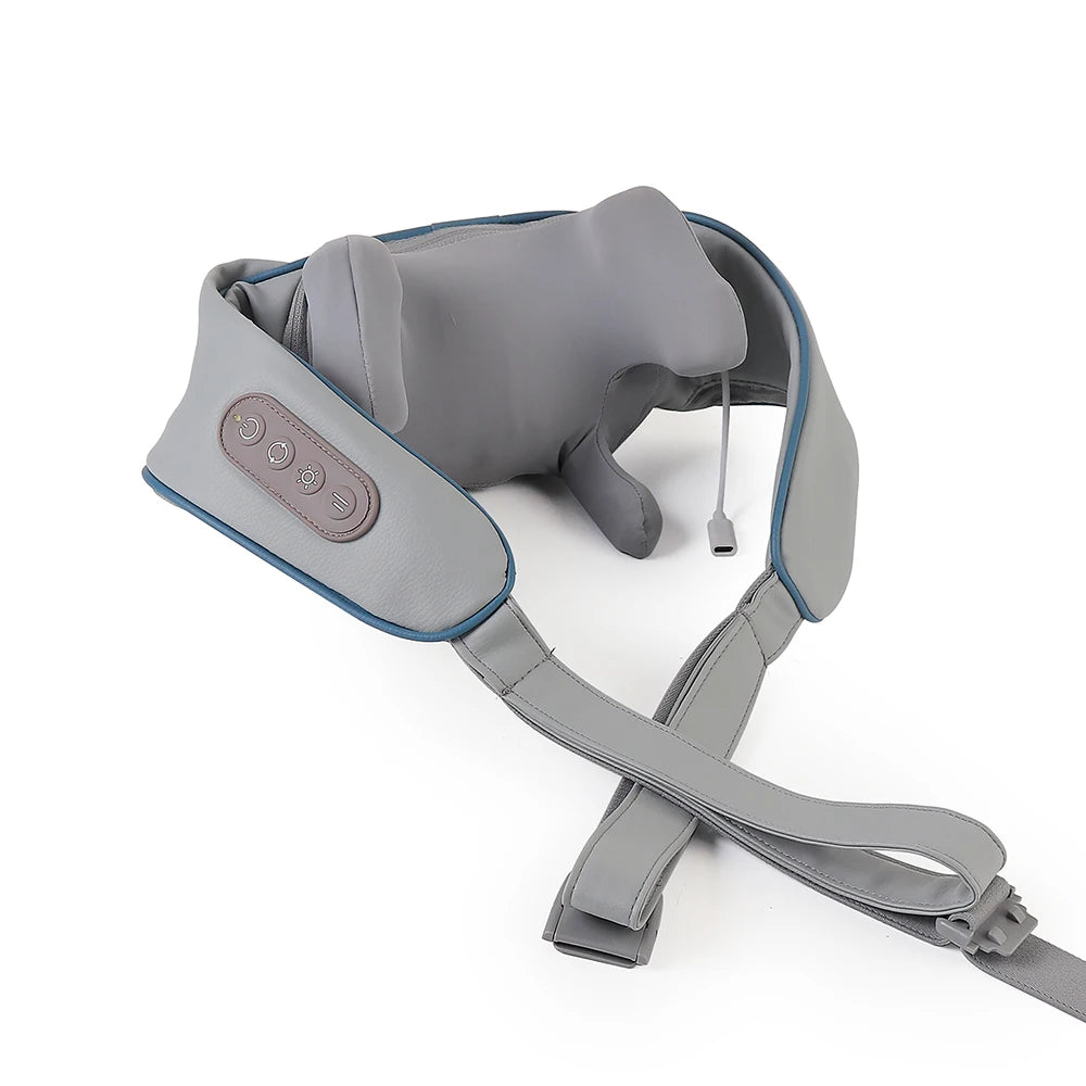 Elegance Tanzanite 26W Neck And Shoulder Massager Wireless Shoulder And Back Kneading Massage Shawl Trapezius Neck Cervical masajeador