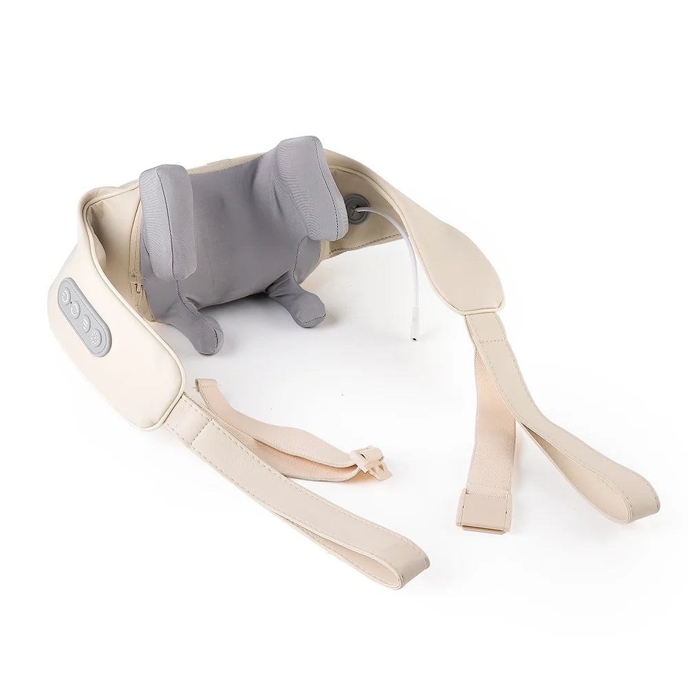 Elegance Tanzanite 26W Neck And Shoulder Massager Wireless Shoulder And Back Kneading Massage Shawl Trapezius Neck Cervical masajeador