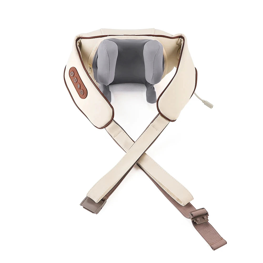 Elegance Tanzanite 26W Neck And Shoulder Massager Wireless Shoulder And Back Kneading Massage Shawl Trapezius Neck Cervical masajeador