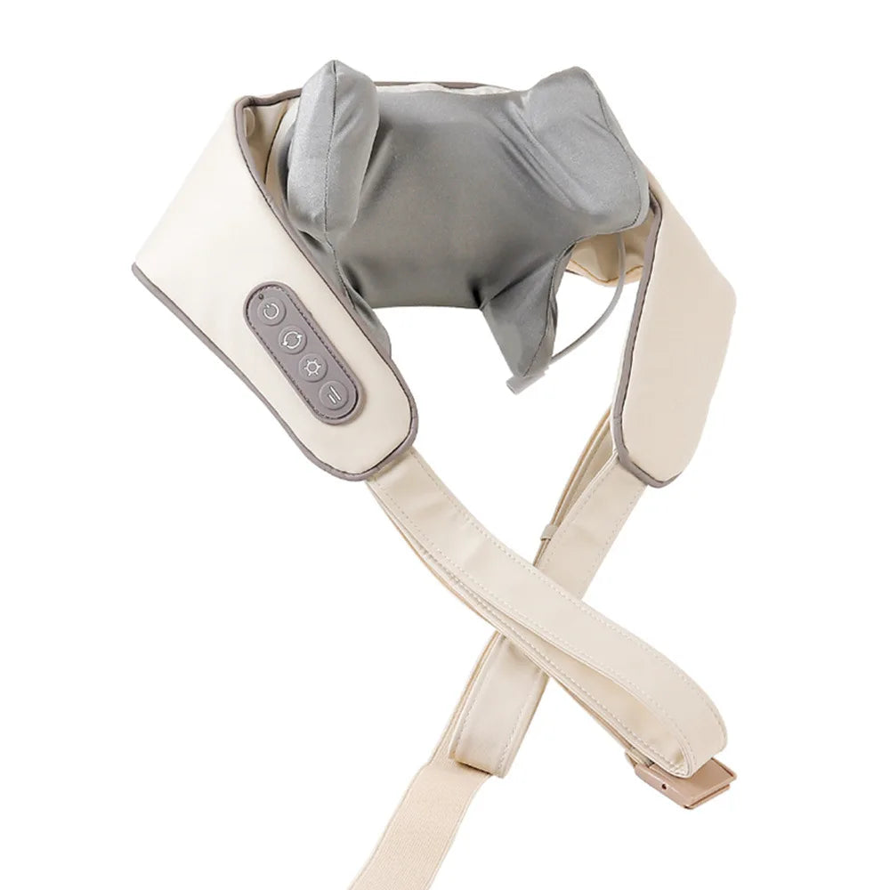 Elegance Tanzanite 26W Neck And Shoulder Massager Wireless Shoulder And Back Kneading Massage Shawl Trapezius Neck Cervical masajeador
