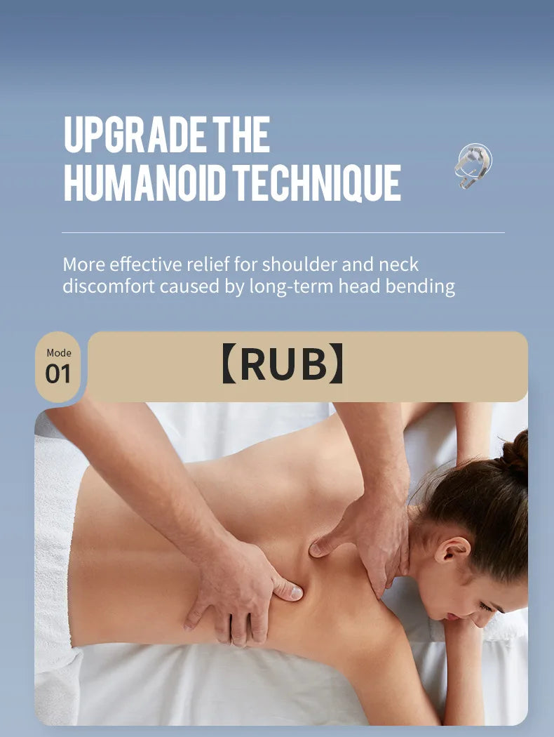 Elegance Tanzanite 26W Neck And Shoulder Massager Wireless Shoulder And Back Kneading Massage Shawl Trapezius Neck Cervical masajeador